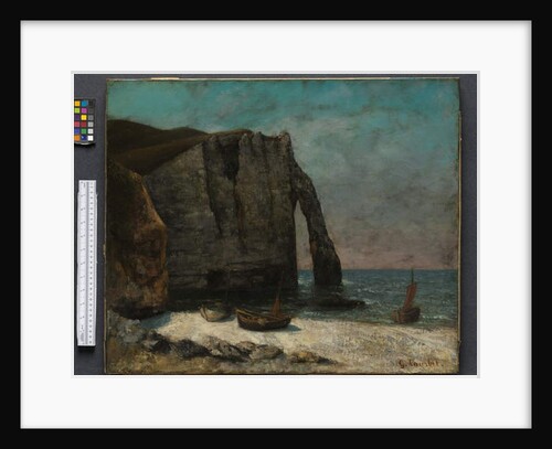 The Cliff at Étretat, after 1872 by Gustave Courbet