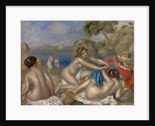 Bathers Playing with a Crab, c.1897 by Pierre Auguste Renoir