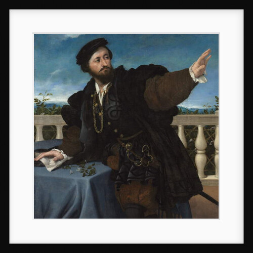 Portrait of a Man, possibly Girolamo Rosati, 1533-34 by Lorenzo Lotto