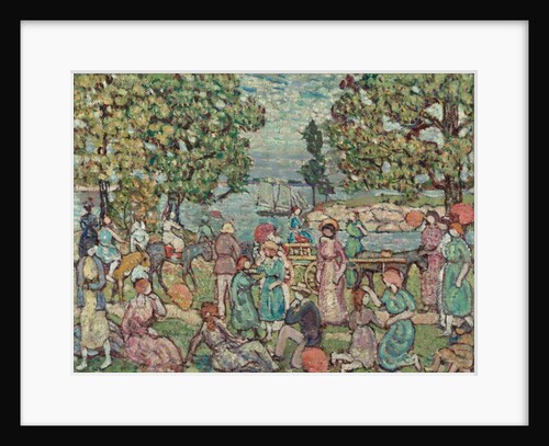 On the Beach, No. 3, 1915 by Maurice Brazil Prendergast