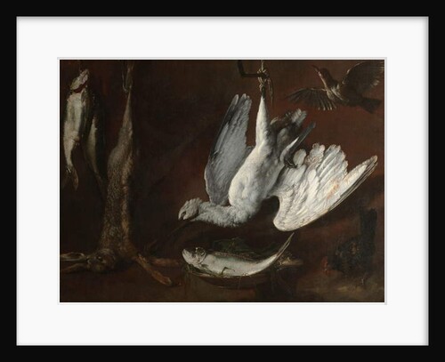 Hare, Spoonbill, and Fish, mid-1600s by Italian School