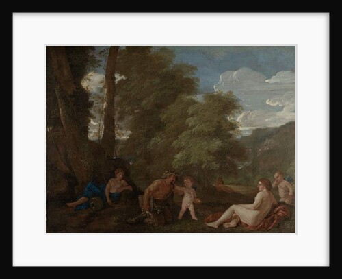 Nymphs and a Satyr, or Amor Vincit Omnia, c.1625-27 by Nicolas Poussin