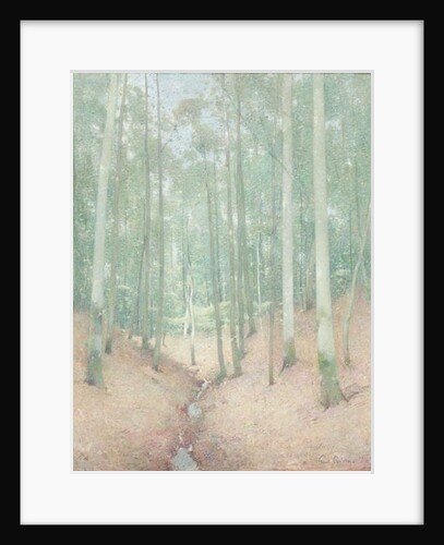 Wood Interior, c.1910 by Emil Carlsen