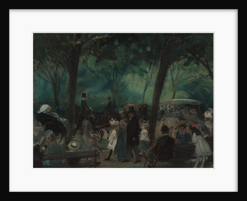 The Drive, Central Park, c.1905 by William James Glackens