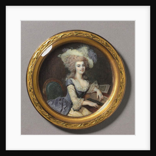 Portrait of a Woman at a Harpsichord, c.1788 by Francois Dumont