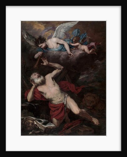 The Vision of St. Jerome, c.1660 by Giambattista Langetti