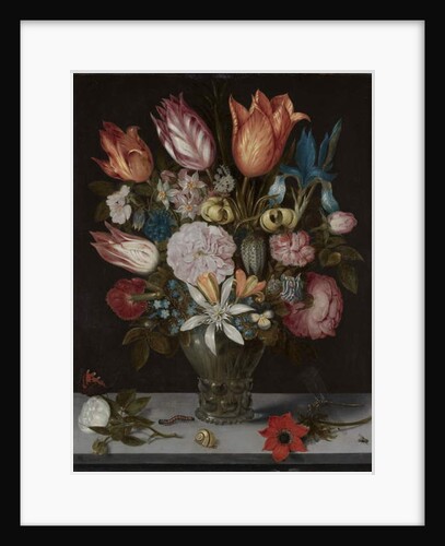 Flowers in a Glass, 1606 by Ambrosius the Elder Bosschaert