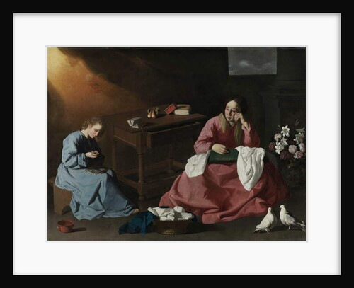 Christ and the Virgin in the House at Nazareth, c.1640 by Francisco de Zurbaran