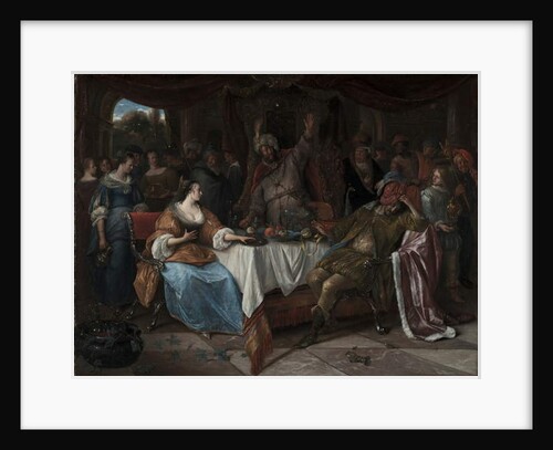 Esther, Ahasuerus, and Haman, c.1668 by Jan Havicksz. Steen