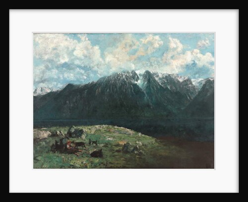 Panoramic View of the Alps, Les Dents du Midi, 1877 by Gustave Courbet
