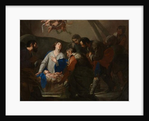 Adoration of the Shepherds, c.1650 by Bernardo Cavallino