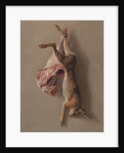 A Hare and a Leg of Lamb, 1742 by Jean-Baptiste Oudry