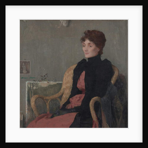 Portrait of a Woman, c.1891 by Edmond-Francois Aman-Jean