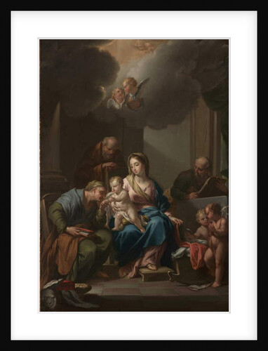 Presentation Sketch for 'The Holy Family with Saints Anne, Joachim, and John the Baptist', c.1729 by Francesco Trevisani