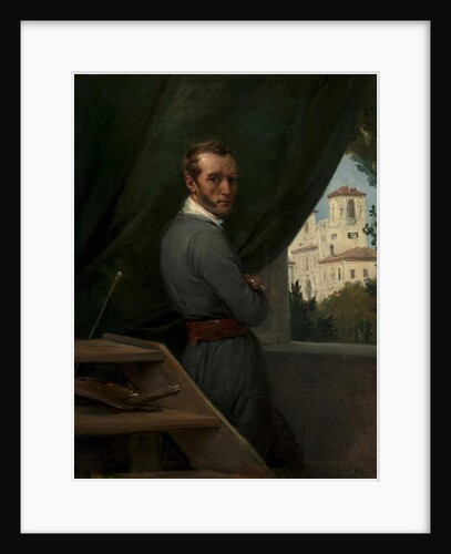 Self-Portrait in Rome, 1832 by Emile Jean Horace Vernet