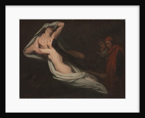 Dante and Virgil Meeting the Shades of Francesca da Rimini and Paolo, 1851 by Ary Scheffer