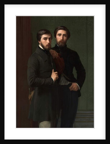 René-Charles Dassy and His Brother Jean-Baptiste-Claude-Amédé Dassy, 1850 by Hippolyte Flandrin