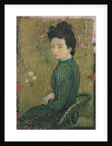 Eva Meurier in a Green Dress, 1891 by Maurice Denis