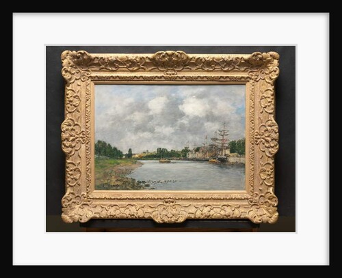 View of the Port of Saint-Valéry-sur-Somme, 1891 by Eugene Louis Boudin
