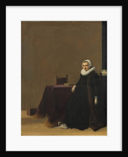 Portrait of a Woman with a Dog, c.1635 by Hendrick Gerritsz Pot