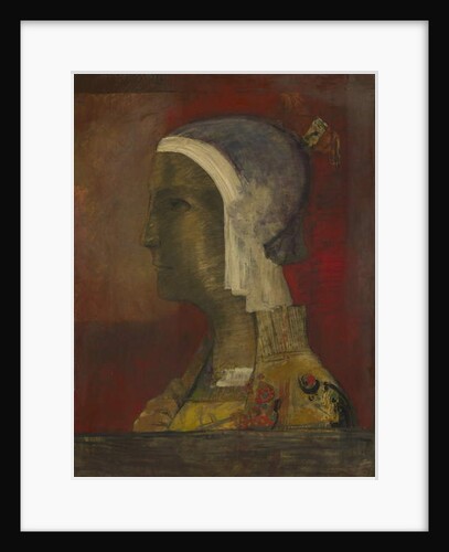 Symbolic Head, c.1890 by Odilon Redon