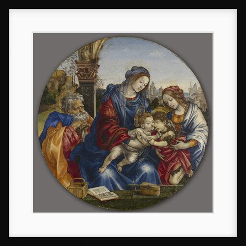 The Holy Family with Saint John the Baptist and Saint Margaret, c.1495 by Filippino Lippi