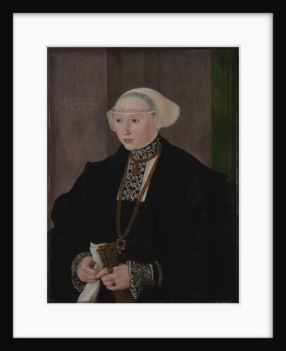 Portrait of Maria Kitscher, Frau von Freyberg, 1545 by Hans Mielich or Muelich