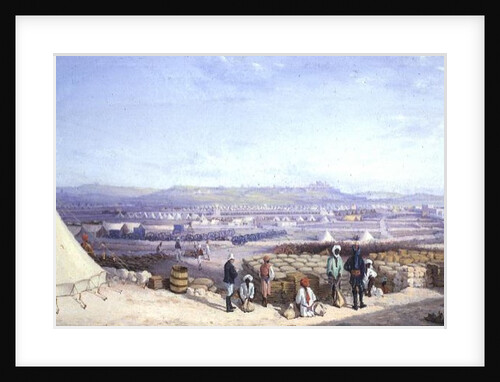 The Artillery and Cavalry Camp at San Antonio, Malta by G. Gianni