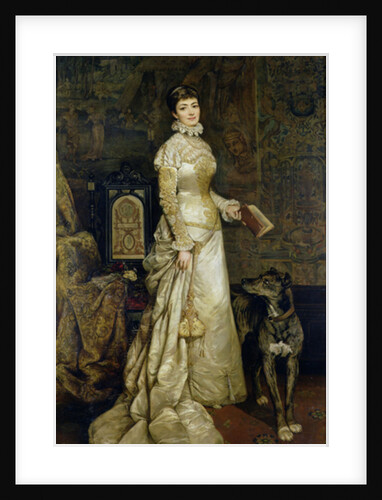 Portrait of Helena Modrzejewska 1880 by Tadeusz Ajdukiewicz
