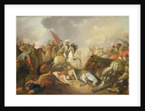 The Battle of Chocim in 1673, 1876 by Franciszek Smuglewicz