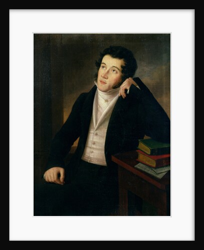 Portrait of Adam Bernard Mickiewicz by Jozef Oleszkiewicz