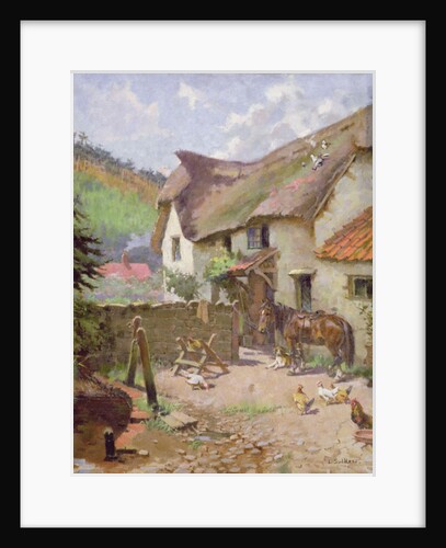 In the Garden, 1910 by Wlodzimierz Blocki