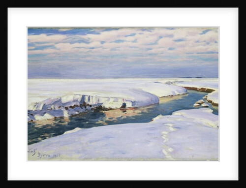 Winter Landscape, 1915 by Julian Falat