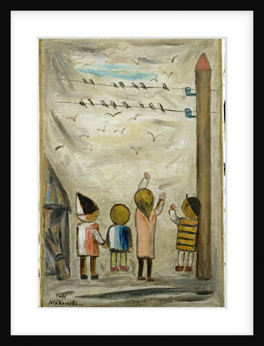 Swallows, 1931 by Tadeusz Makowski
