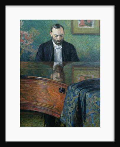 Feliks Jasienski at the Piano, 1908 by Jozef Pankiewicz