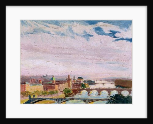 View of Prague from Letna, 1925 by Ignacy Pinkas