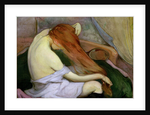 Woman Combing Her Hair, 1897 by Wladislaw Slewinski