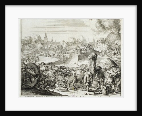 Vienna Print Cycle, Turkish Position in Vienna, 1683 by Romeyn de Hooghe
