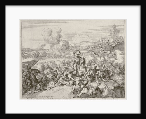 Vienna Print Cycle, The Emperor's Army fighting with the Turks, 1683 by Romeyn de Hooghe