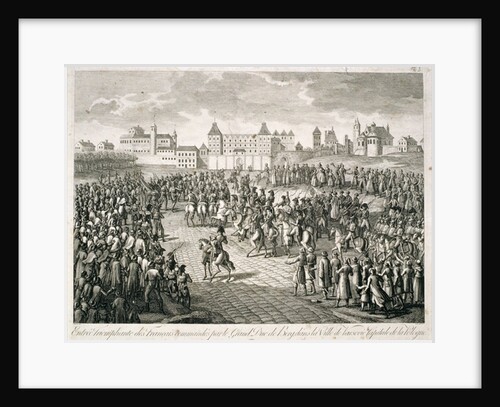 Triumphant entry of the French into Warsaw in 1806 under the command of Grand Duke Berg, 1810 by Pierre Adrien Le Beau