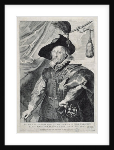 Vladislav IV Vasa King of Poland, 1624 by Paulus Pontius