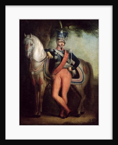 Prince Josef Anton Poniatowski by his horse, c.1800-13 by Polish School