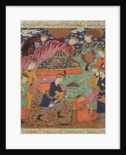 The Beheading of Nouzaur by Persian School