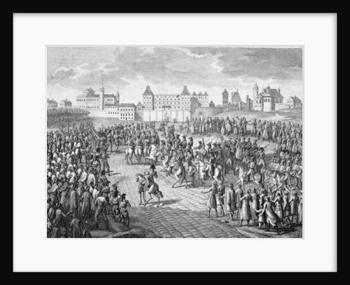 Triumphant Entry of the French into Warsaw, 28th November 1806 by Pierre Adrien Le Beau