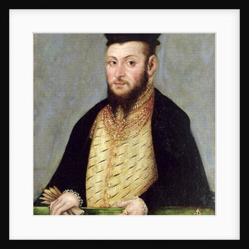 Zygmunt II August King of Poland, c.1553-56 by Lucas the Younger (studio of) Cranach