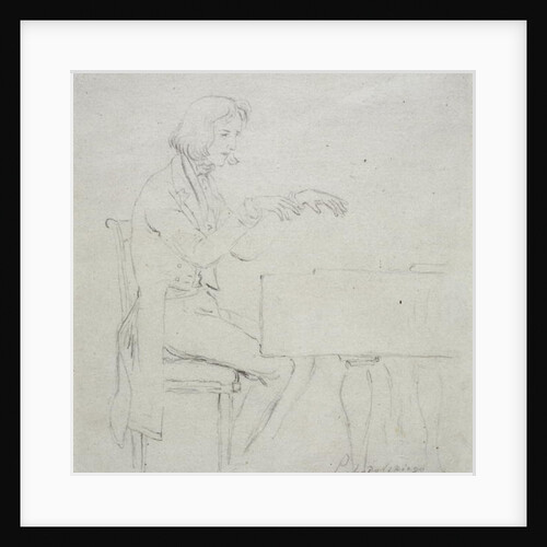 Frederic Chopin at the Grand Piano by January Suchodolski