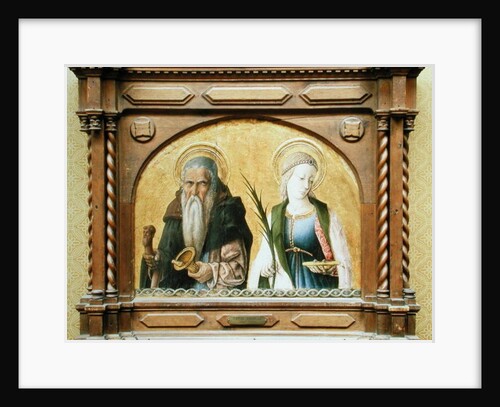 St. Anthony the Hermit and St. Lucy, c.1470 by Carlo Crivelli