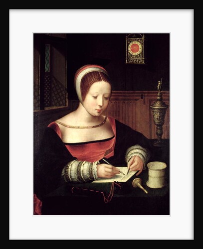 St. Mary Magdalene Writing, c.1500-50 by Master of the Female Half Lengths