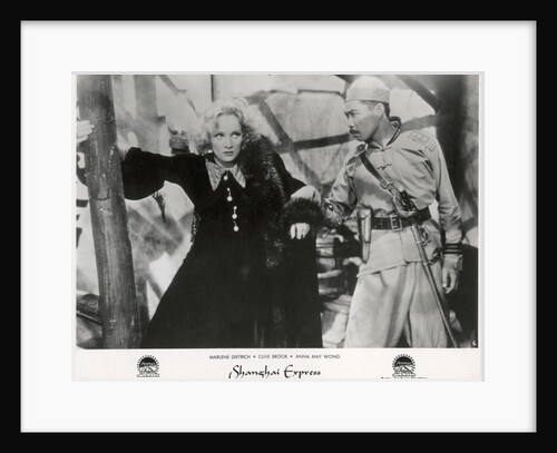 Still from the film 'Shanghai Express' with Marlene Dietrich, 1932 by German Photographer