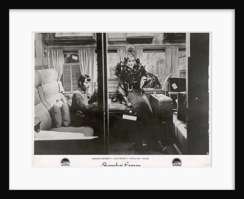 Still from the film 'Shanghai Express' with Marlene Dietrich and Anna May Wong, 1932 by German Photographer